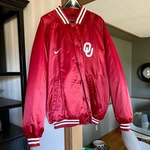 OU Sooners/Nike snap up stadium coat/XXL/NWOT